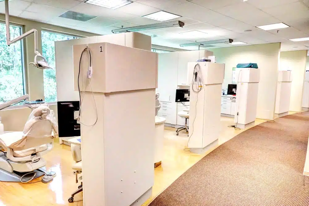 Modern dental technology equipment advanced dentistry Woodlands TX