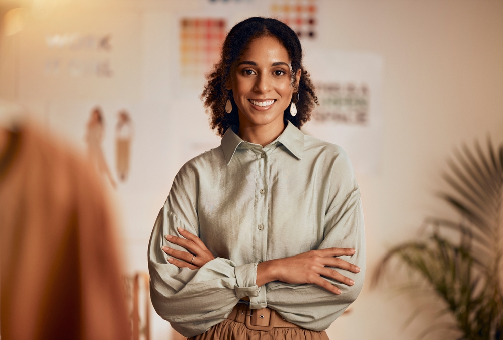 Female patient smiling at dental visit The Woodlands TX family dentistry